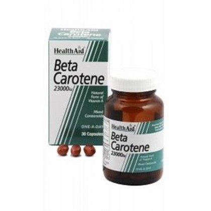 HEALTH AID Beta-Carotene Natura 15mg 30 Κάψουλες